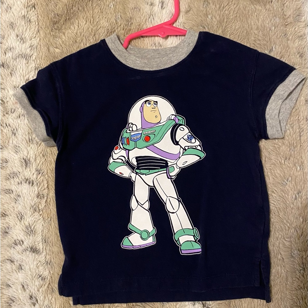 Kids Navy Blue Buzz Lightyear T-Shirt
